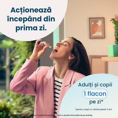Enterogermina Forte suspensie orala, 10 flacoane, Opella 722251