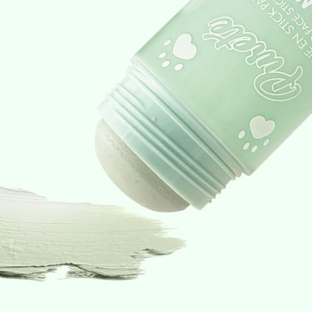 Masca stick purifianta pentru fata cu argila alba, Menta, 30 ml, Inuwet 722285