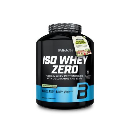 Pudra proteica Iso Whey Zero, Pistachio, 1816 g, BioTechUSA