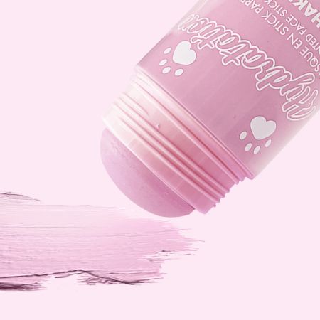 Masca stick hidratanta pentru fata cu argila alba, Milkshake Cerise, 30 ml, Inuwet 722306