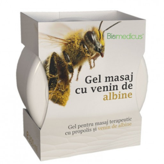 Gel cu venin de albine si propolis, 200 ml, Biomedicus