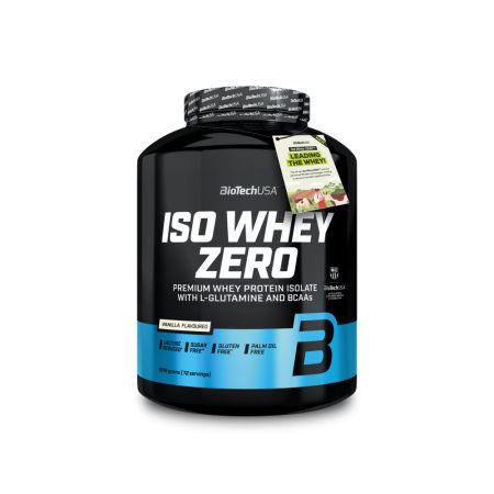 Pudra proteica Iso Whey Zero, Vanilla, 1816 g, BioTechUSA