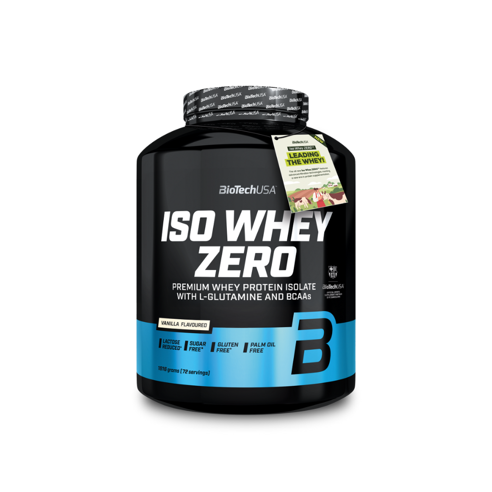 Pudra proteica Iso Whey Zero, Vanilla, 1816 g, BioTechUSA