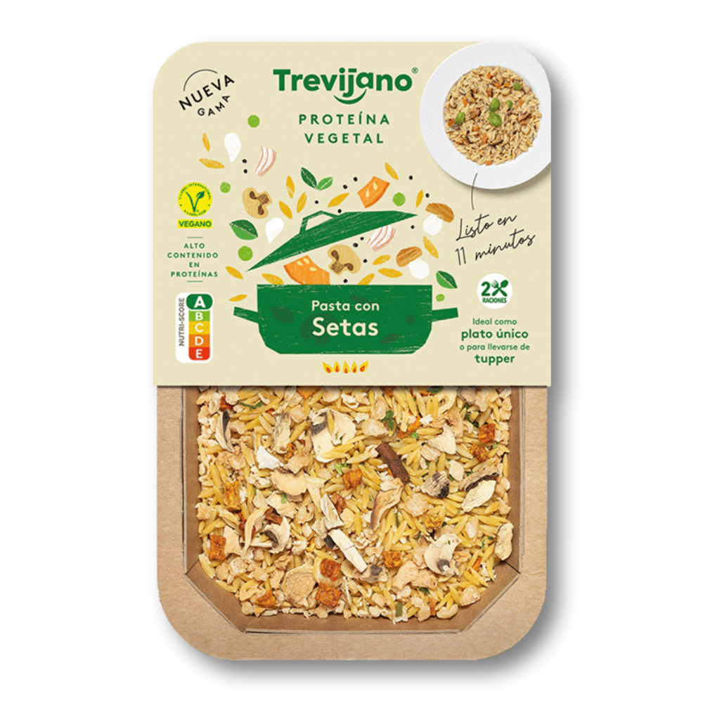 Paste cu ciuperci, 200 g, Trevijano