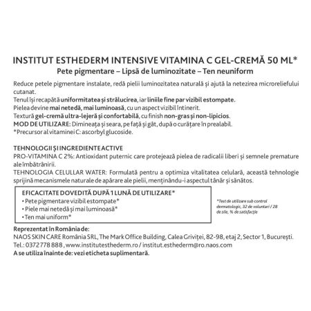 Gel crema cu vitamina C Intensive, 50 ml, Institut Esthederm 722409