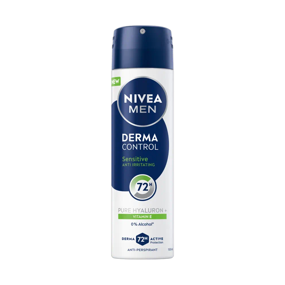 Deodorant spray pentru barbati Derma Control Sensitive, 150 ml, Nivea