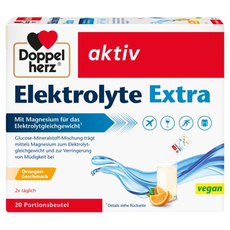 Electroliti extra Aktiv, 20 plicuri, Doppelherz