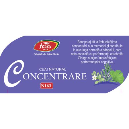 Ceai Concentrare, 20 plicuri, Fares 722484