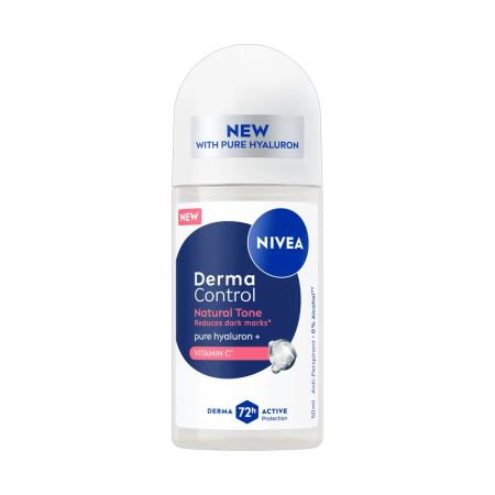 Deodorant roll on pentru femei Derma Control Natural Tone, 50 ml, Nivea