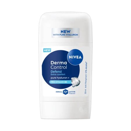 Deodorant stick pentru femei Derma Control Defend, 50 ml, Nivea