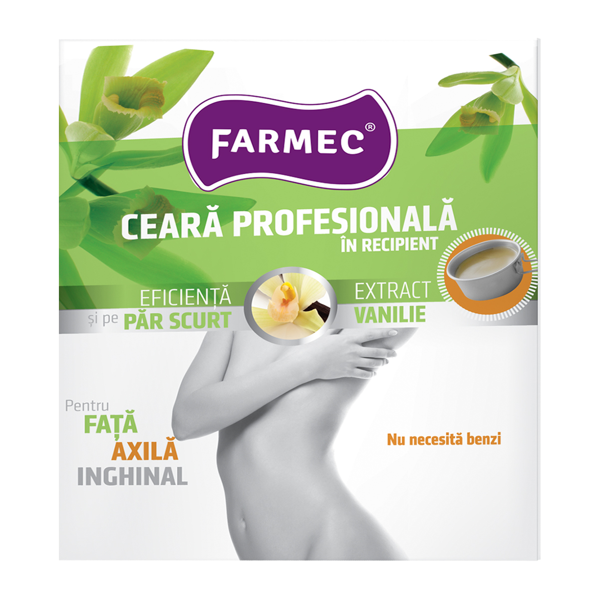 Ceara profesionala in recipient, 100 g, Farmec