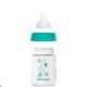 Biberon din sticla anticolici, 0 luni+, 150 ml, Baboo 722580
