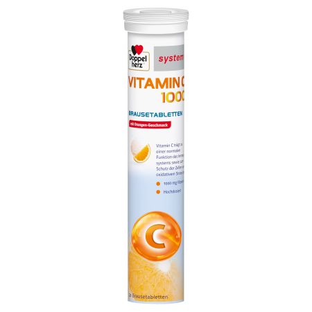 Vitamina C, 1000 mg, 20 comprimate efervescente, Doppelherz