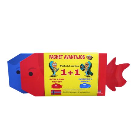 Pachet  Ultra Vision Protect + Imunity Shield, 30 + 30 jeleuri, PowerFish