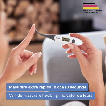 Termometru Expres cu cap flexibil, FT 16, Beurer 722991