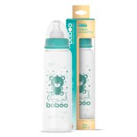 Biberon din sticla anticolici, Gat Stramt, 3 luni+, 240 ml, Baboo