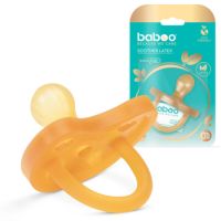 Suzeta rotunda din latex, 0 luni+, Baboo