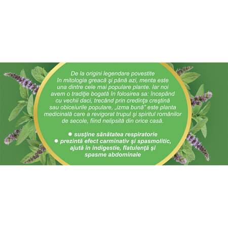 Ceai de menta, 20 plicuri, Fares 723129