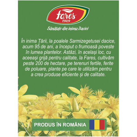 Ceai de Sunatoare, 20 plicuri, Fares 723133