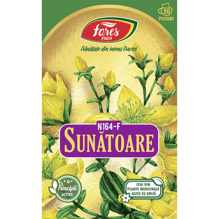 Ceai de Sunatoare, 20 plicuri, Fares 723134