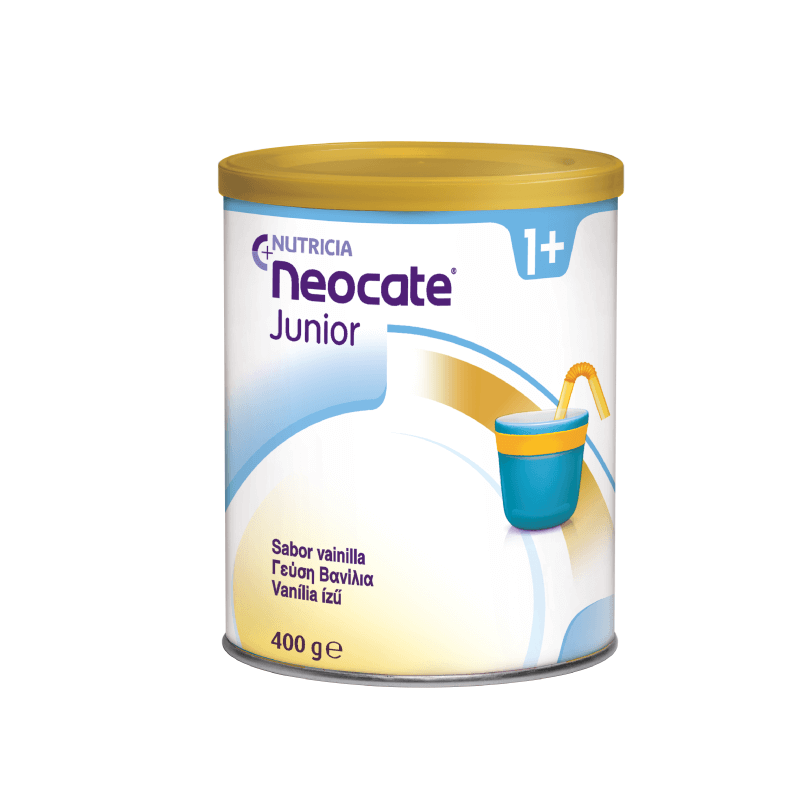 Neocate Junior cu aroma de vanilie formula hipoalergenia speciala, +12 luni, 400 g, Nutricia