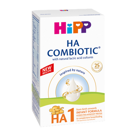 Lapte praf formula de inceput HA1 Combiotic, +0 luni,  350gr, Hipp