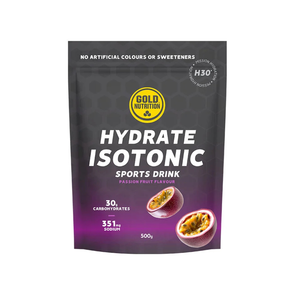 Bautura izotonica Hydrate Charger H30, Fructul Pasiunii, 500 g, Gold Nutrition