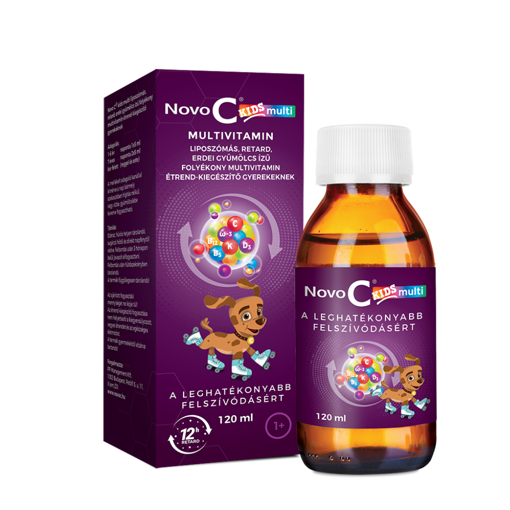 Novo C Kids Multivitamin Sirop, 120 ml, ND Medhealth