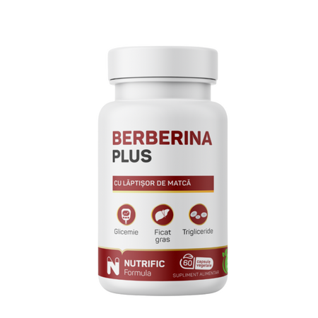 Berberina Plus, 60 capsule vegetale, Nutrific