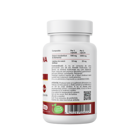Berberina Plus, 60 capsule vegetale, Nutrific 723247