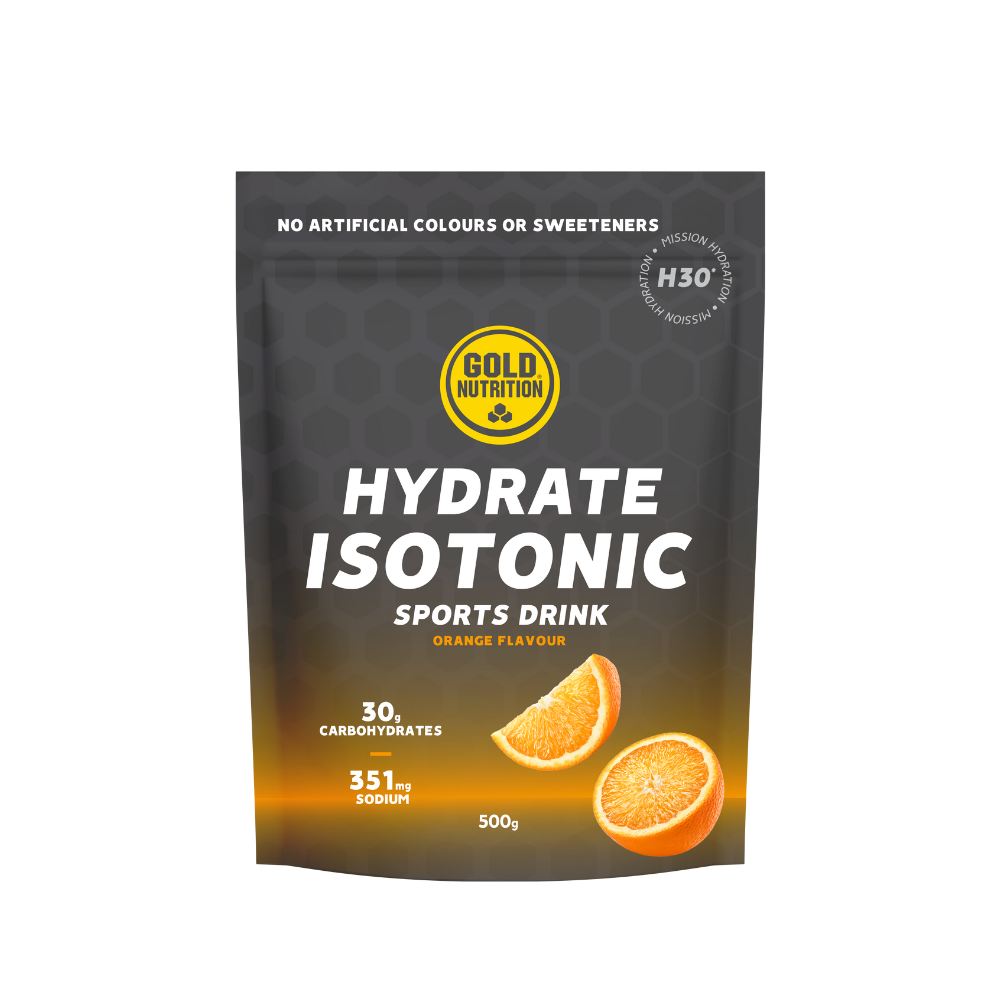 Bautura izotonica Hydrate Charger H30, Portocala, 500 g, Gold Nutrition