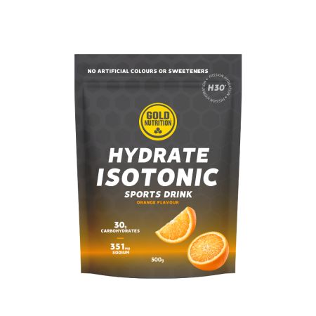 Bautura izotonica Hydrate Charger H30, Portocala, 500 g, Gold Nutrition