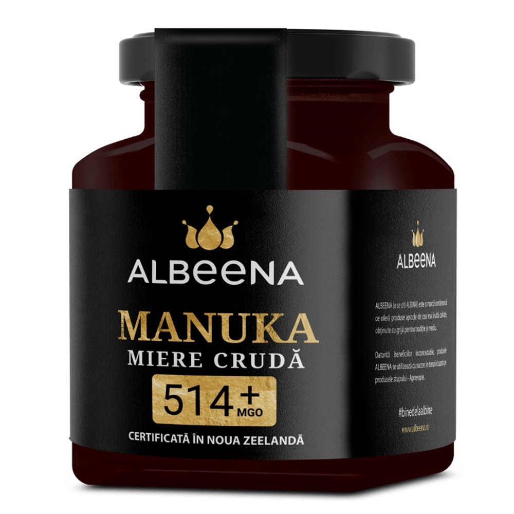 Miere de Manuka, MGO 514+, 200 g, Albeena