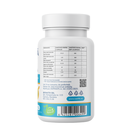 Prostata Super Formula, 90 capsule vegetale, Nutrific 723250