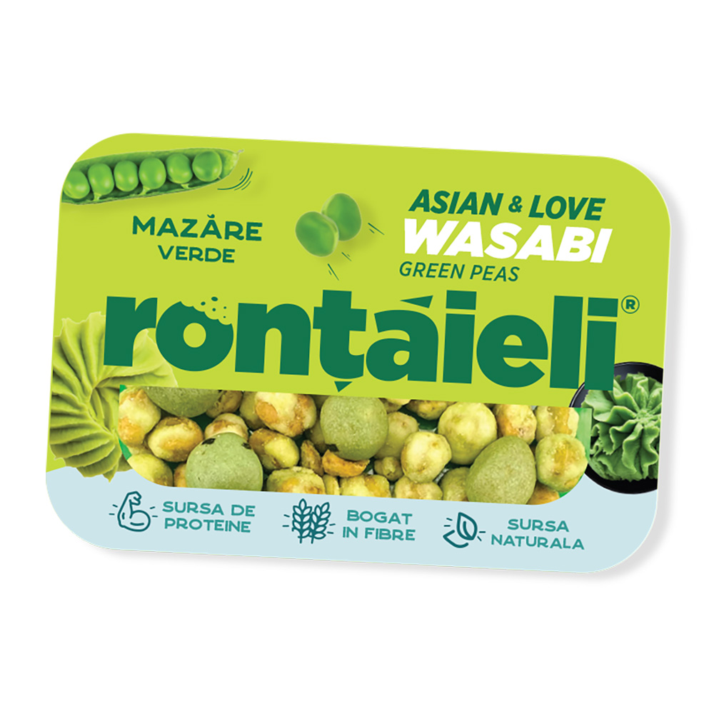 Mazare Verde cu Wasabi, 35 g, Rontaieli