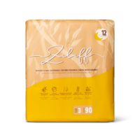 Scutece din bambus, Marimea 3, 6-11 kg, Mega Pack, 90 bucati, Zuluff