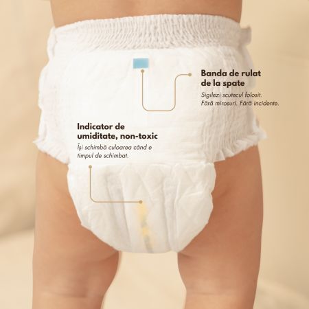 Scutece chilotei din bambus sustenabile, Marimea 6, 15-20kg, 24 bucati, Zuluff 723334