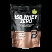 Izolat proteic premium din zer Iso Whey Zero, Caffe Latte, 454 g, BioTechUSA