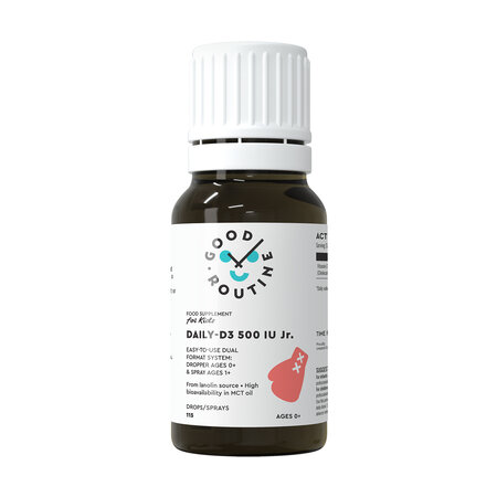 Vitamina D3 pentru copii Daily-D3 Jr Good Routine, 500 UI, 15 ml, Secom 763416
