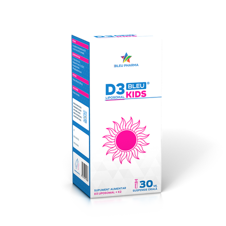 D3 Bleu Liposomal Kids, 30 ml, Blue Pharma