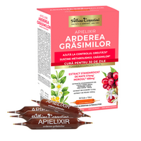 Apielixir Arderea grasimilor, 30 fiole, Albina Carpatina