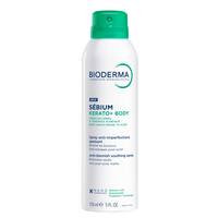 Spray tratament anti-acnee pentru corp Sebium Kerato+, 150 ml, Bioderma
