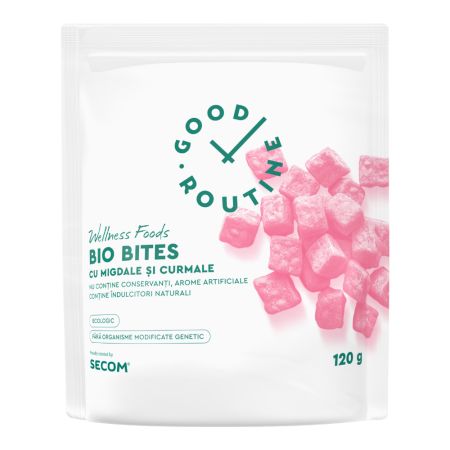 Bio Bites cu midale si curmale, 120 g, Secom