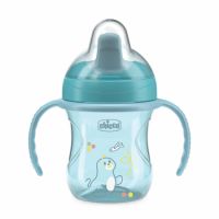 Canuta de antrenament, Turcoaz, 6 luni+, 200 ml, Chicco