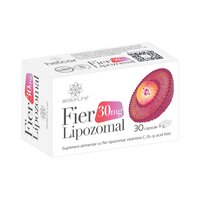 Fier lipozomal, 30 mg, 30 capsule, BioSunLine