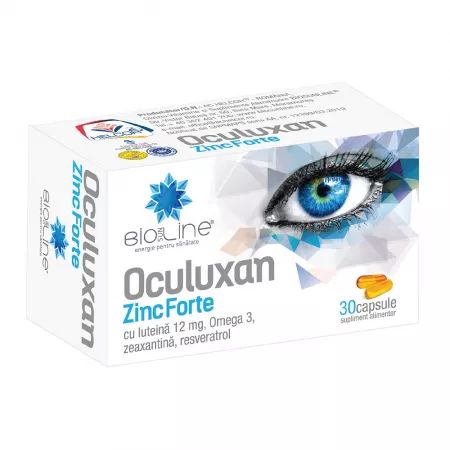 Oculuxan Zinc Forte, 30 capsule, BioSunLine