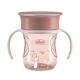Canuta 360 perfect cup, Roz, 12 luni+, 200 ml, Chicco 723757