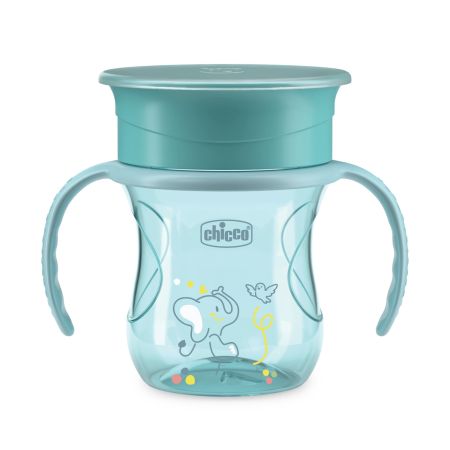 Canuta 360 perfect cup, 12 luni+, Turcoaz, 200 ml, Chicco