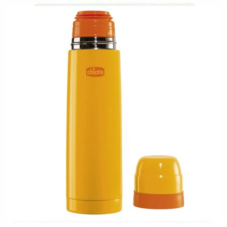 Termos pentru lichide Mami si Bebe, 0 luni+, Portocaliu, 500 ml, Chicco