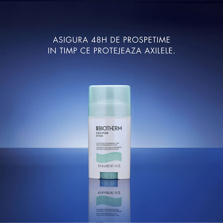 Deodorant Stick Deo Pure, 40 ml, Biotherm 723812